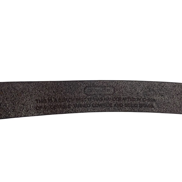 COACH Woman Classic Leather Belt in Chocolate Brown Size Medium - Picture 4 of 4
